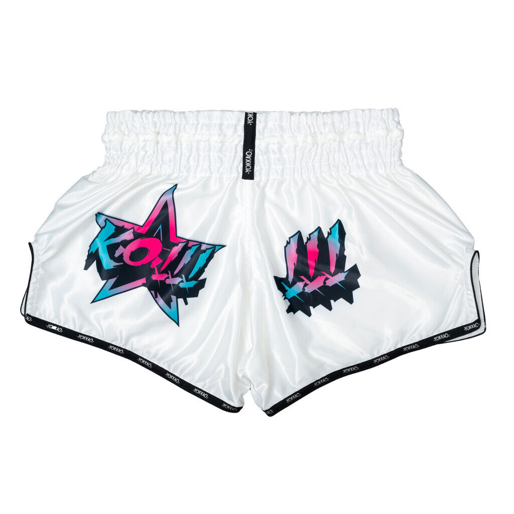 Pantaloncini Muay Thai Yokkao Fighter KO Kick Thai Boxing Shorts