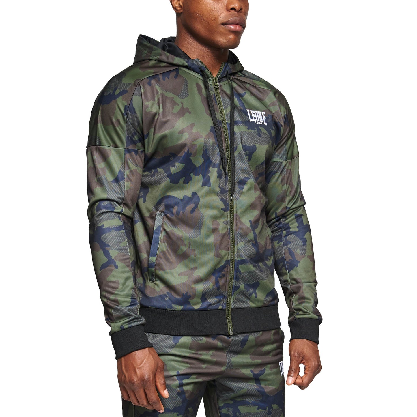 Leone1947 Camo Boxing Hoodie