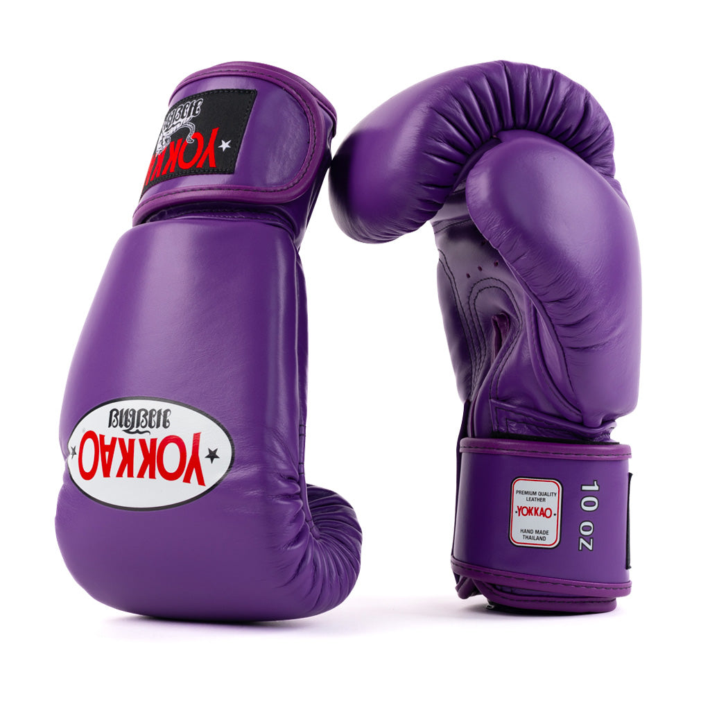 Guantoni da boxe YOKKAO Matrix Flash Purple