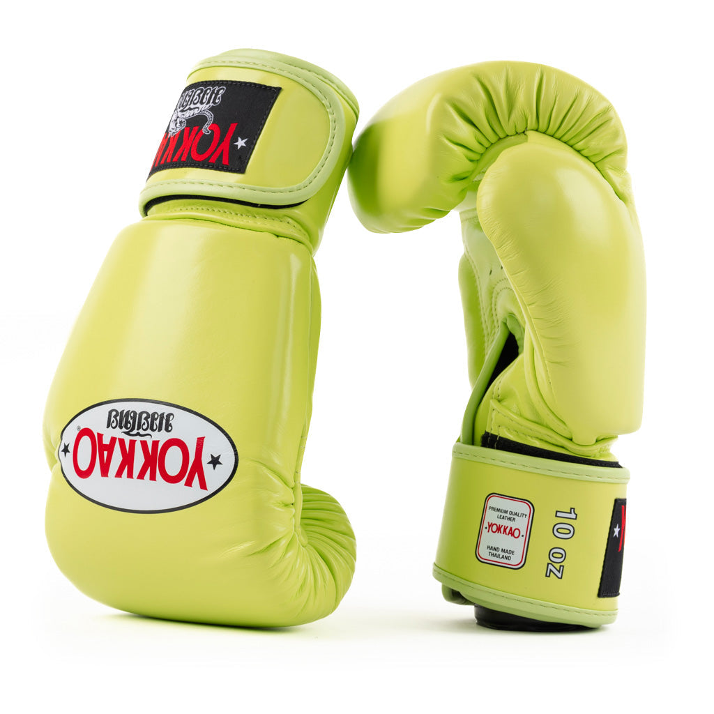 Guantoni da boxe YOKKAO Matrix Lime Punch