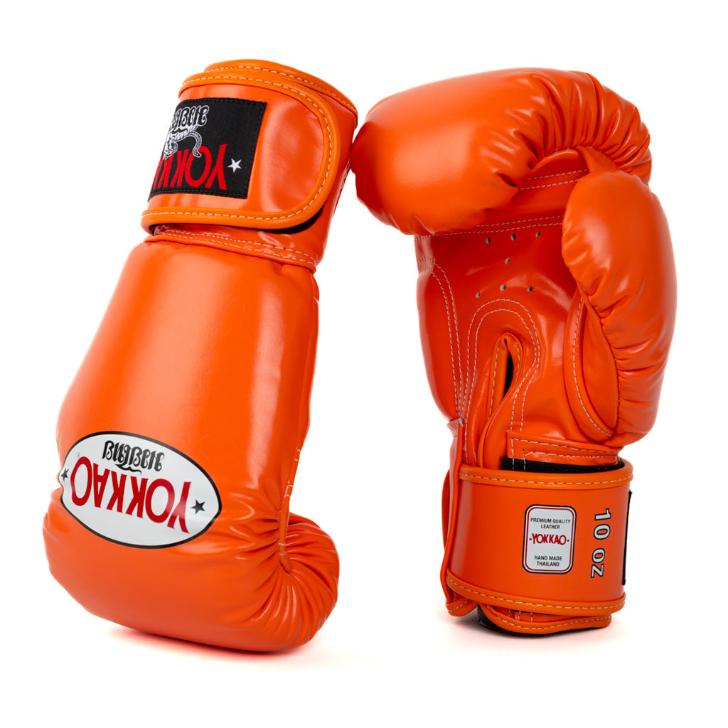 Guantoni da boxe YOKKAO Matrix Orange Ibis