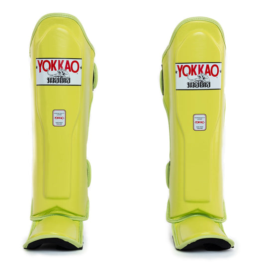 YOKKAO Matrix Lime Punch Shin Guards