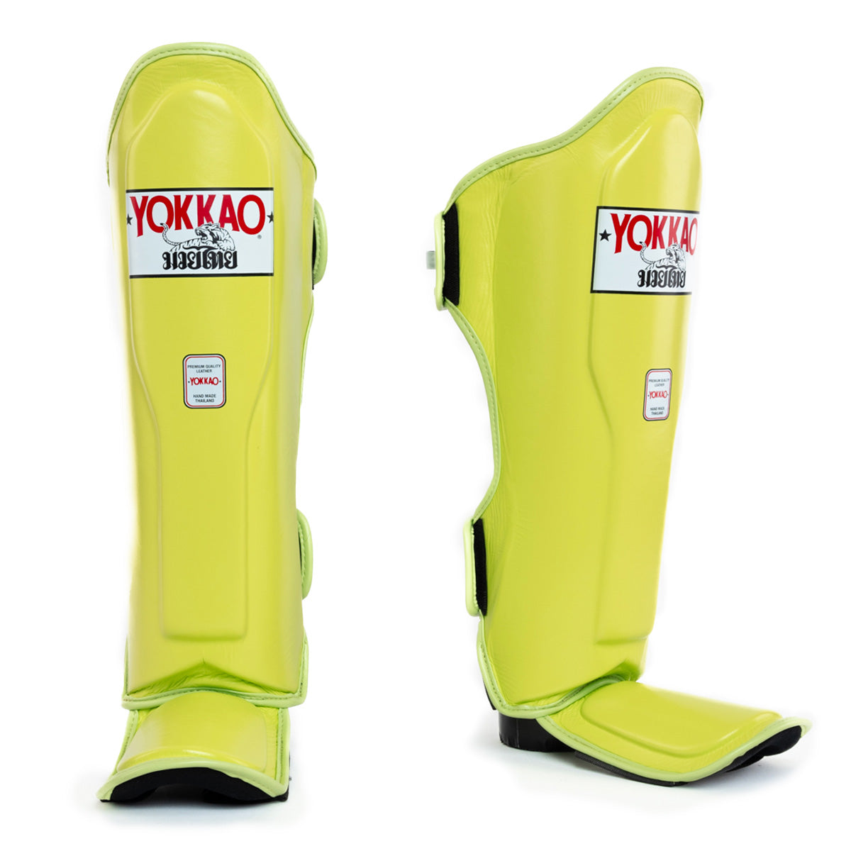 YOKKAO Matrix Lime Punch Shin Guards