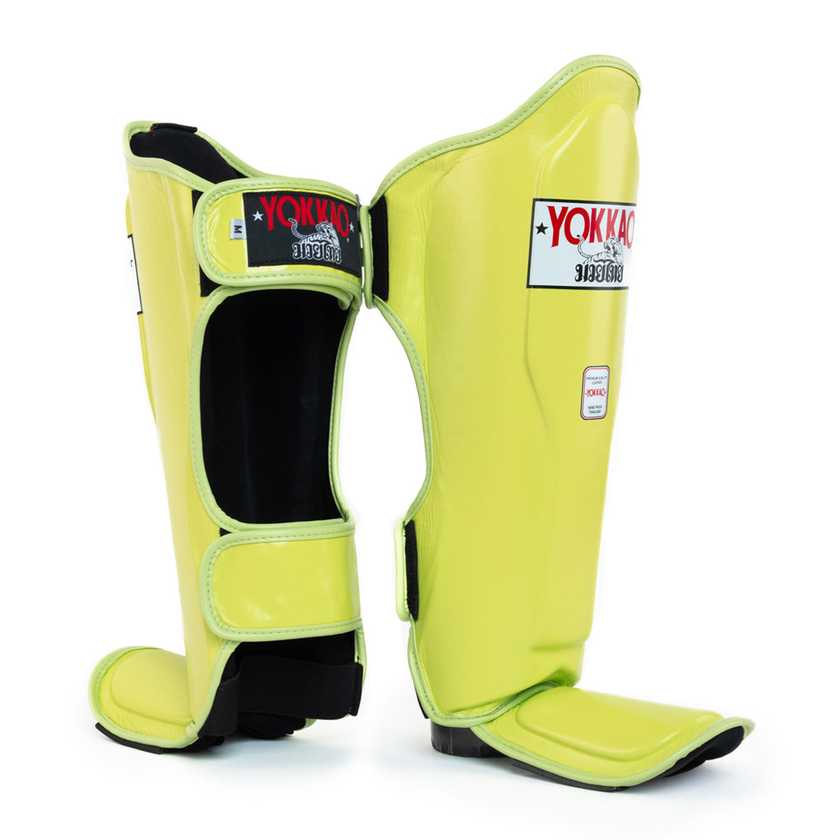 YOKKAO Matrix Lime Punch Shin Guards