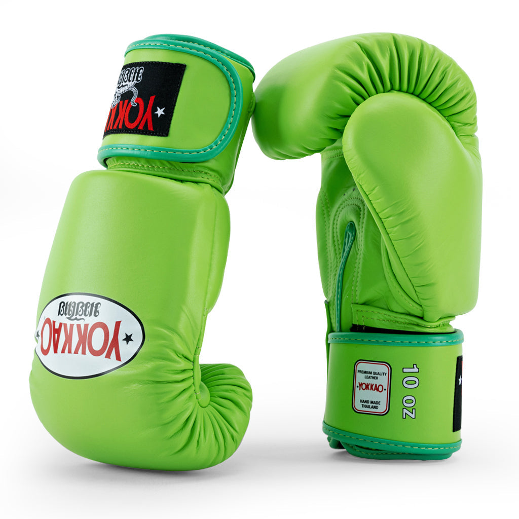 Guantoni da boxe YOKKAO Matrix Lime Zest