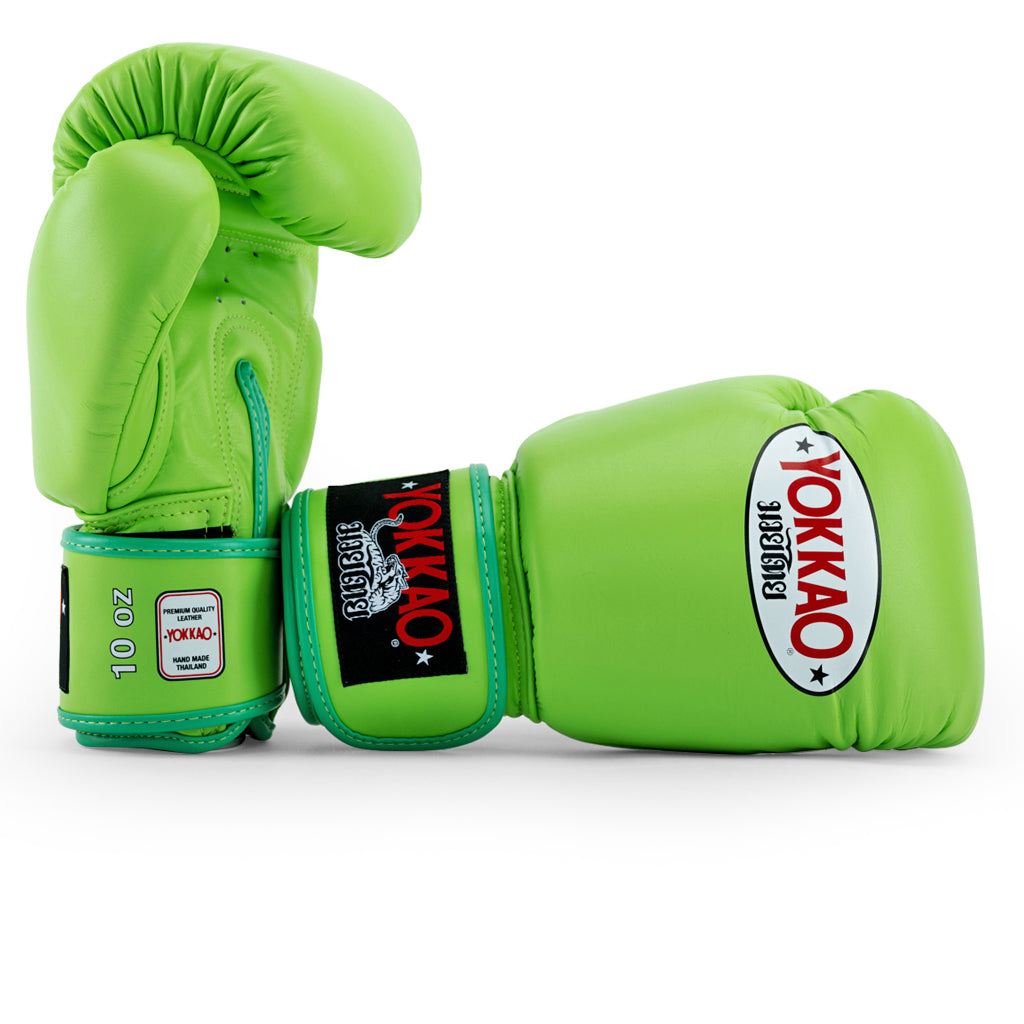 Guantoni da boxe YOKKAO Matrix Lime Zest