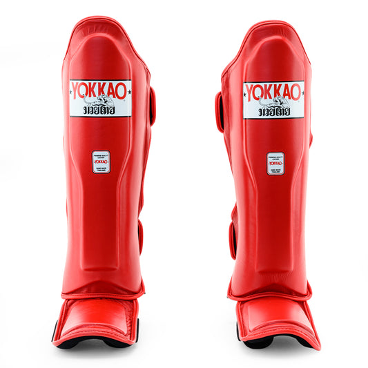 YOKKAO Matrix Red Shin Guards